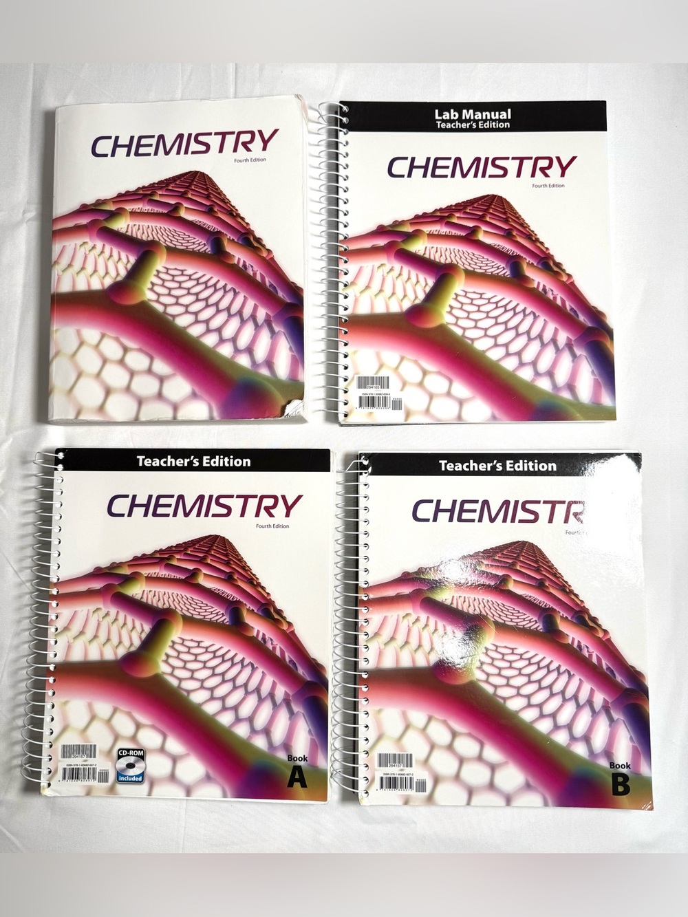 BJU PRESS Chemistry 4th Edition Complete Teacher Set Student Textbook Lab Tests